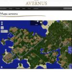 Dynamicznie generowana mapa gry przez plugin serwera, a następnie umieszczona na stronie